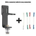 thumbnail image 4 of Support de Tourne-Disque, Structure Stable Résistante à la Corrosion Taille Standard Support Phono Connexion Facile pour Phonographe, 4 of 7
