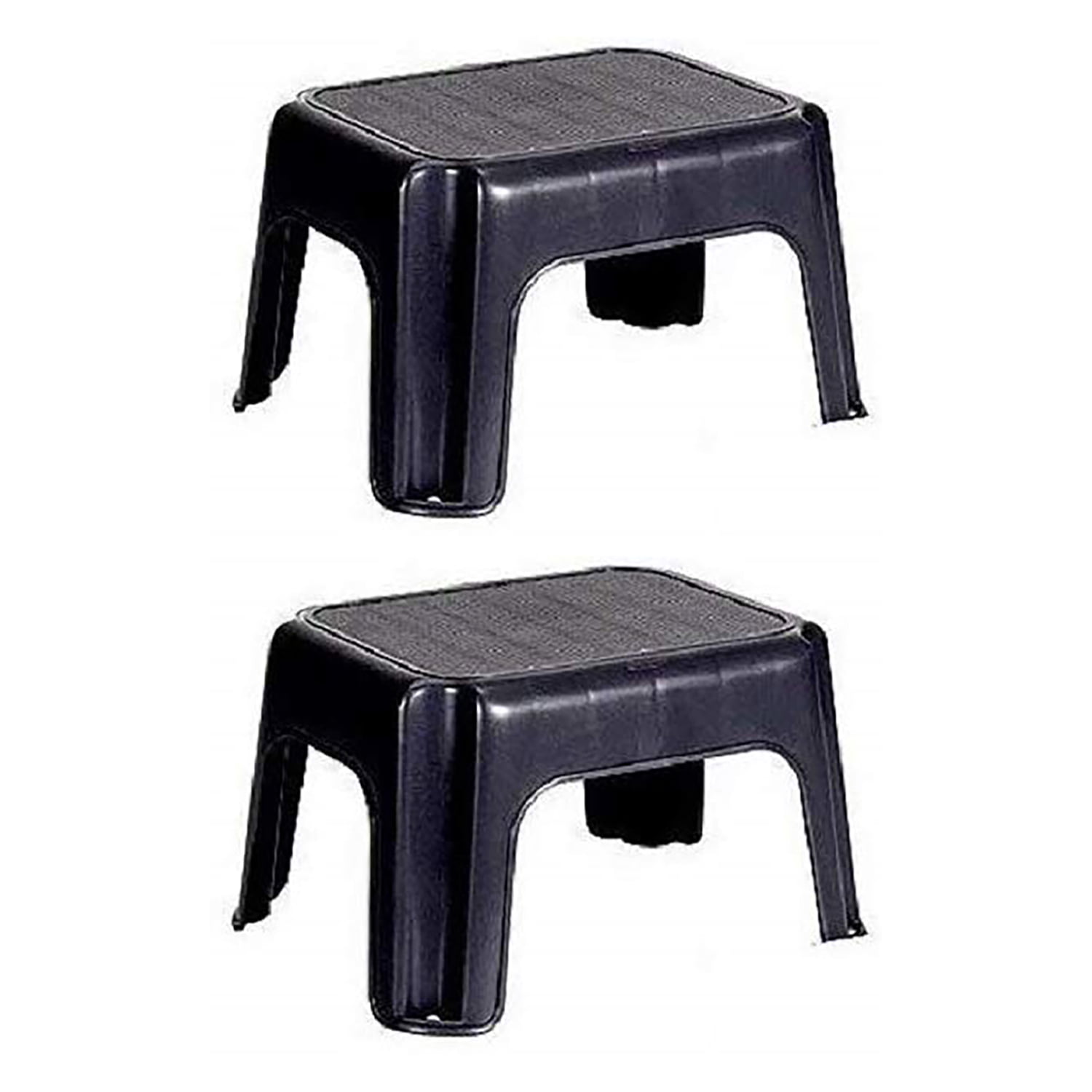 3 Pack Rubbermaid Durable Plastic Roughneck Step Stool w/ 300-LB Capacity