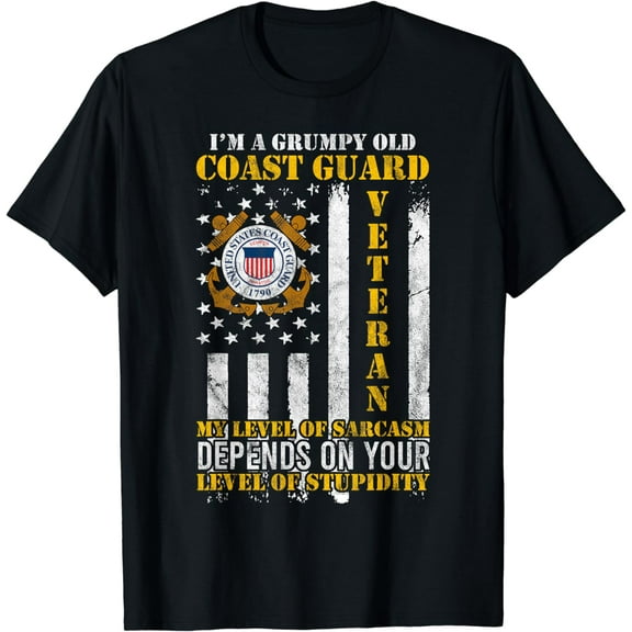 I'm a Grumpy Old Coast Guard Veteran Gift for a Veteran T-Shirt