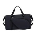 thumbnail image 4 of Lipstore Tennis Shoulder Bag Tennis Racket Bag Duffle Bag Waterproof Shoes Holder Outdoor Black, 4 of 8