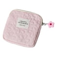 thumbnail image 2 of Esquirla Sanitary Napkin Storage Bag Compact Small Cosmetic Bag for Ladies Girls Coin Pink, 2 of 8