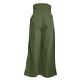 thumbnail image 7 of SNKSDGM Women's Plus Work Pants Women Long Linen Pants Women Petite Dressy Women's Solid Color Casual Speaker Casual Pants, 7 of 7