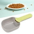 thumbnail image 4 of Pet Food Feeding Spoon, Ergonomic Design Clip Design Multifunction Dog Food Scoop  For Dogs Grey + Green, 4 of 8