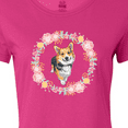 thumbnail image 4 of Inktastic Corgi Wreath for Dog Lovers Women's T-Shirt, 4 of 5