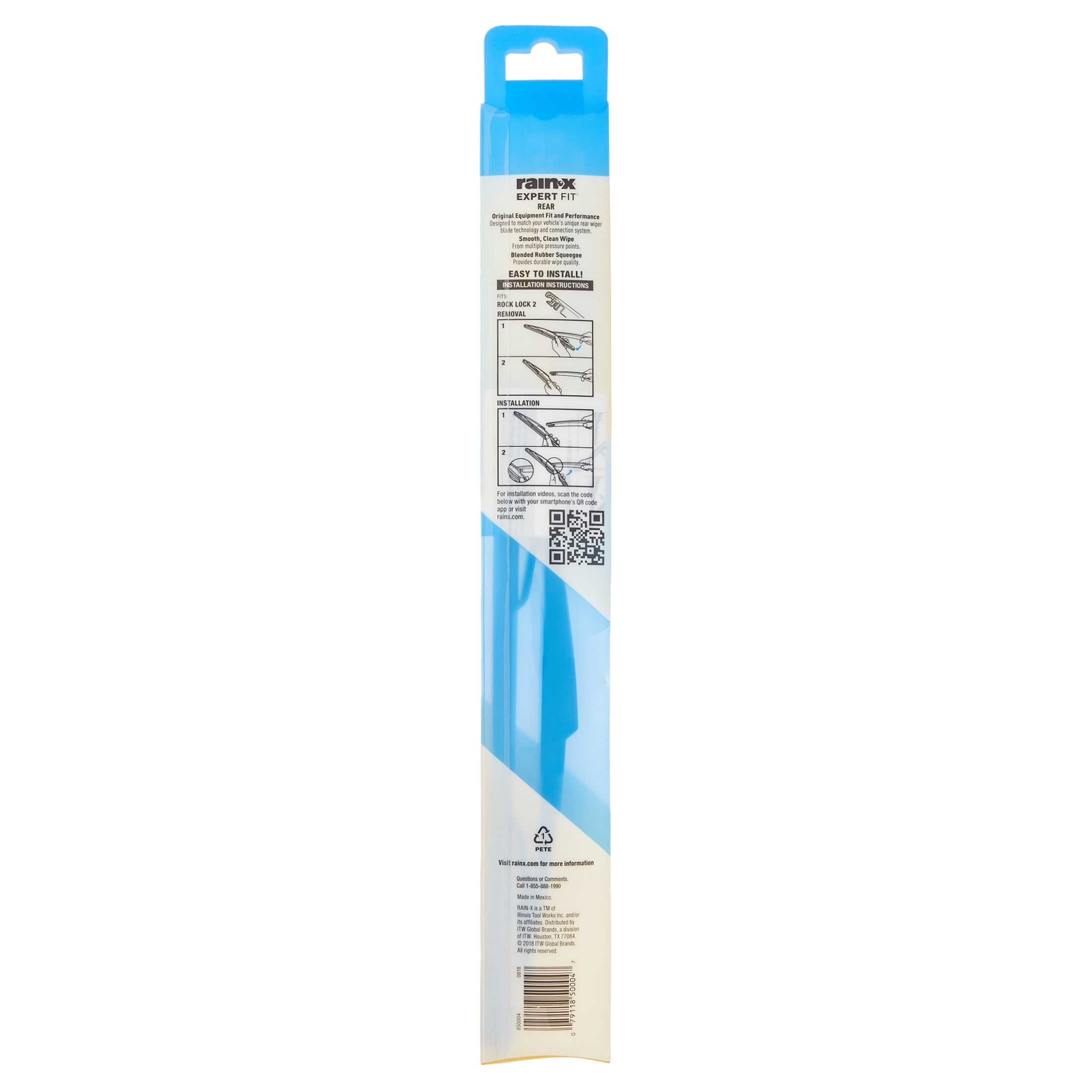 Rain-X Expert Fit Rear Wiper Blade 12" Replacement 12A - 850004