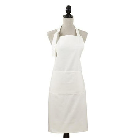 

Classic Cuisine Denim Pocket Apron - White