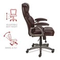 thumbnail image 6 of Alera Birns Series High-Back Task Chair, Supports Up to 250 lb, 18.11" to 22.05" Seat Height, Brown Seat/Back, Chrome Base, 6 of 8