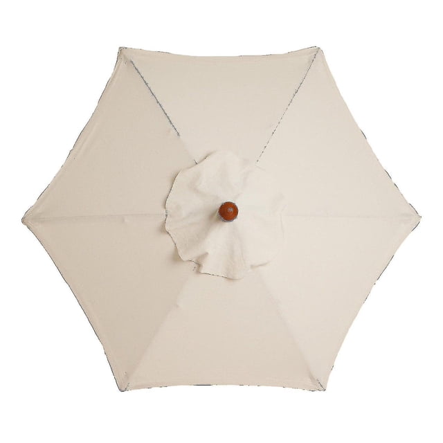 Parasol de Jardin Rond 3m, Ombrelle de Patio Extérieur, Auvent Pare-Soleil 3m 6/8x