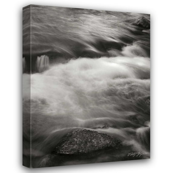 Vitaly Geyman 19x24 Gallery Wrapped Canvas Wall Art Titled - Flowing Waters V