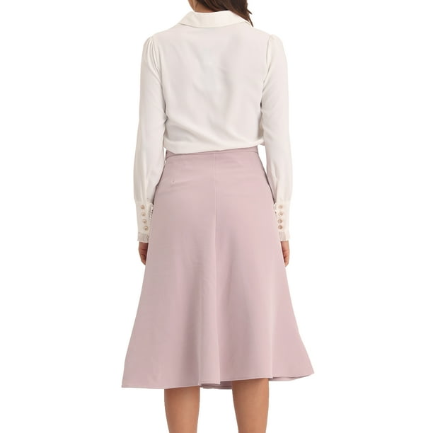  Hobemty Women's Wear to Work Pencil Skirt Elastic High