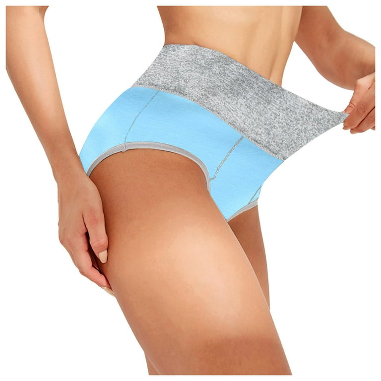 OVTICZA Womens Tummy Control Underwear Cotton High Waisted Control