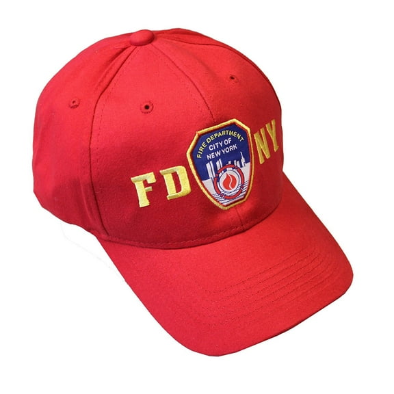 FDNY Junior Kids Baseball Hat Fire Department of New York Red One Size