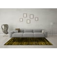 thumbnail image 3 of Ahgly Company Indoor Rectangle Abstract Yellow Modern Area Rugs, 7' x 10', 3 of 4