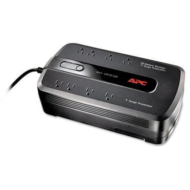 BE650G1 Back-UPS ES 650 Battery Backup System, 8 Outlets, 650VA, 365 J