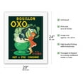thumbnail image 2 of OXO Bouillon Cubes - Vintage Advertising Poster by Leonetto Cappiello c.1908 - Fine Art Rolled Canvas Print 16in x 20in, 2 of 4