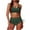 Army Green, variant on Buigttklop Swimsuit for Women 2025 Plus Size,Womens High Waisted Bikini Sets Drawstring Swimsuits Crisscross Tie Back Bathing Suit Swimwear