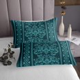 thumbnail image 3 of Erosebridal Boho Damask Coverlet Set King,Aztec Southwestern Bedding Set,Geometry Bedroom Decor,Breathable,3pcs, 3 of 5