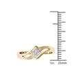 thumbnail image 4 of 1/10 Carat T.W. Diamond Split Shank Bypass 10kt Yellow Gold Engagement Ring, 4 of 5