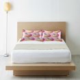 thumbnail image 6 of Yayeee Pillowcase Queen Size Set of 2 Satin Wrinkle Resistant Pillow Case, Light Pink Doughnuts, 6 of 8