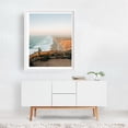 thumbnail image 2 of South Beach Overlook, Point Reyes 02 - Point Reyes Station California Photography Coastal Beach Ocean Landscape Sunset Nature Scenic White Framed Wall Art Print 18 x 24 inches, 2 of 3