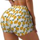 thumbnail image 1 of Fotbe Yellow Pears Shorts Sin Costuras – Shorts Deportivos de Cintura Alta para Mujer, Elásticos para Gimnasio, Yoga, Running o Ciclismo-Medium, 1 of 8