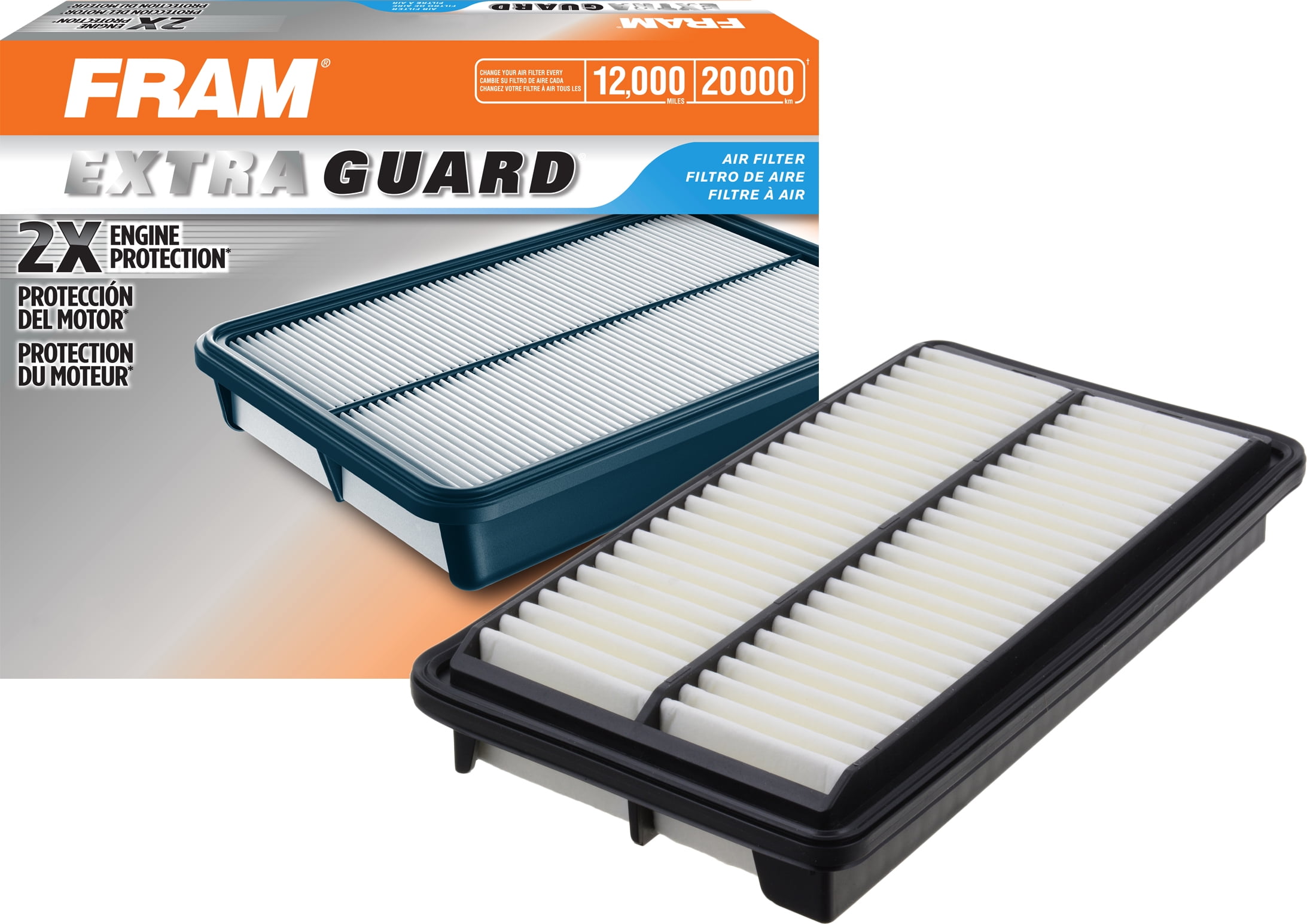 FRAM Extra Guard Air Filter, CA12061 for Select Acura and Honda Vehicles Fits select: 2016-2023 HONDA PILOT, 2018-2023 HONDA ODYSSEY
