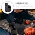 thumbnail image 5 of 20 cajas de dulces para regalo de boda, bolsas para empacar dulces, contenedores de chocolate y dulces negros, 5 of 5