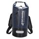 thumbnail image 4 of Bolsa seca de 10 l, cómoda, resistente, con compartimento transparente, mochila flotante, impermeable, para acampar, pescar, hacer senderismo, rafting Azul oscuro, 4 of 8