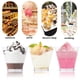 thumbnail image 4 of Mini vasos cuadrados de plástico para postre, 10 Uds., vaso de plástico transparente para aperitivos Parfait de 200ML para postres, aperitivos, helados WD.WDQZL Hogar, 4 of 5