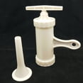 thumbnail image 6 of HEANUJJ White Sausage Maker Meat Stuffer Kitchen Tool for Homemade Sausage Making - 1 Piece Meat Filling Equipment, 6 of 8