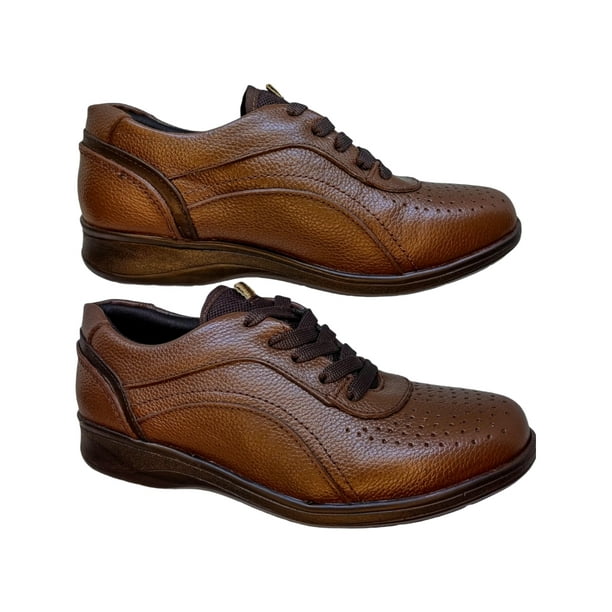 Tenis de Mujer en Piel Vacuno Confort Zapato Casual Cómodo Ideal