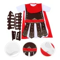 thumbnail image 4 of Armadura medieval, soldado romano, gladiador, ropa de cosplay romana antigua creativa para hombres, conjunto de disfraz de actuación para Halloween, 4 of 5