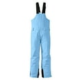 thumbnail image 5 of Letdown Women's Insulated Bib Overalls Ski Snow Bibs Pants Insulated Water_Resistant Overalls Snowboarding Winter Water_proof Pants Women (Blue,L, 5 of 7