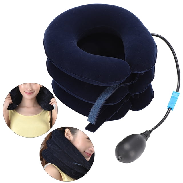 Dispositivo de Traccio del Cuerello Cervical, Collar Cervical Inflable, Dispositivo de COJÍN DE TRACCIÓN Cervical Inflable, Dispositivos de Estiramiento del Cuello Transybles