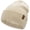 Beige-1, variant on FZ FANTASTIC ZONE Womens Winter Warm Satin Lined Knit Beanie Hat Slouchy Skull Caps Silk Lining Ski Hats for Women Men