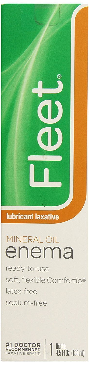 Fleet Enema Laxative Relieves Constipation Mineral Sodium Free, 4.5 Oz