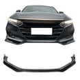 thumbnail image 5 of Ikon Motorsports 3PCS Front Bumper Lip Spoiler Air Dam Chin Splitter Added on Bodykit Compatible With 2021-2022 Honda Accord IKON V4 Style PP Polypropylene Gloss Black, 5 of 9