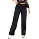 thumbnail image 1 of Pantalones de Yoga para Mujer, de Pierna , con Bolsillos, Cintura Alta, Elásticos, Informales, Deportivos. Negro XL, 1 of 10