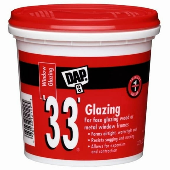 1 Quart33 Glazing Compound White  1 Quart33 Glazing Compound White - Brilliant White - 1 quart