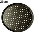 thumbnail image 3 of VALINK Pizza Pan Non-Stick Carbon Steel With Holes Round Baking Tray for Home Kitchen, 3 of 7
