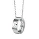 thumbnail image 1 of Anillo de acero inoxidable collar de él siempre ella para siempre collar de pareja abstracto de dibujos animados, 1 of 2