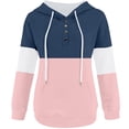 thumbnail image 5 of Deals under 10.00 LYXSSBYX Sweatsuits 2pcs Sets Womens Plus Size Clearance Women's Fashion Printing Hooded Loose Long Sleeve Tops Casual Sweatshirt Tops, 5 of 6
