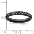 thumbnail image 3 of Sterling Silver Black-Plated Ring, 3 of 5