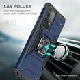 thumbnail image 6 of NIFFPD Galaxy A52 Case, Samsung A52 Case Ring Kickstand Hard PC Soft TPU Phone Cover for Samsung Galaxy A52 5G Blue, 6 of 7