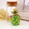 Etuzhy Pineapple Key Chain Diamond Women's Bag Pendant Creative