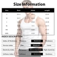 thumbnail image 2 of Men's Ribbed Tank Tops Gym Bodybuilding Workout Shirt Fitness Y-Back Muscle T Shirts XL, 2 of 6