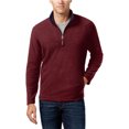 thumbnail image 1 of Suéter tipo jersey de microforro polar para hombre Club Room, rojo, extragrande, 1 of 1