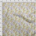 thumbnail image 4 of oneOone Viscose Jersey Cream Fabric Floral Craft Projects Decor Fabric Printed By The Yard 60 Inch Wide, 4 of 4