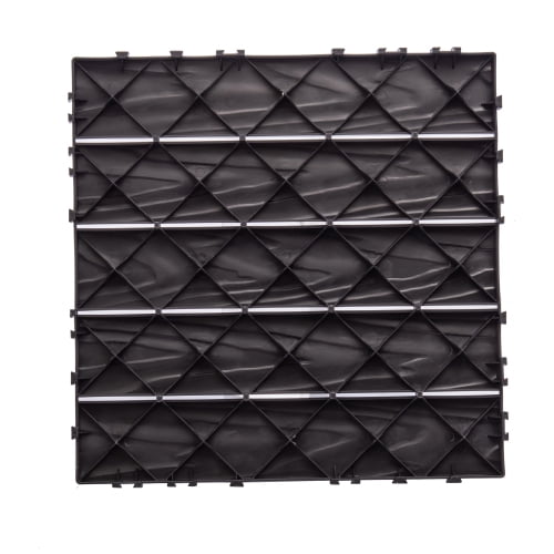 Wynn Deck ブラック（黒） 本物 超レアデック 新品未開封 1個 76-Pack Interlocking Deck Tiles - 68.80 Sq.Ft 3D Wood Grain