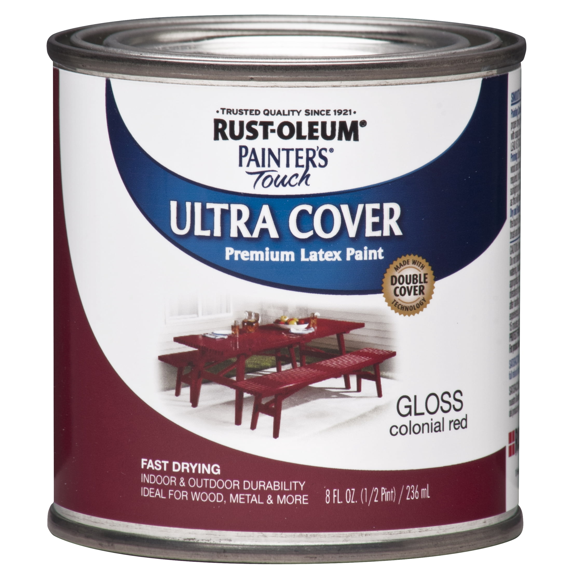 Colonial Red, Rust-Oleum Painter's Touch Ultra Cover Gloss, Half Pint, 6 Pack